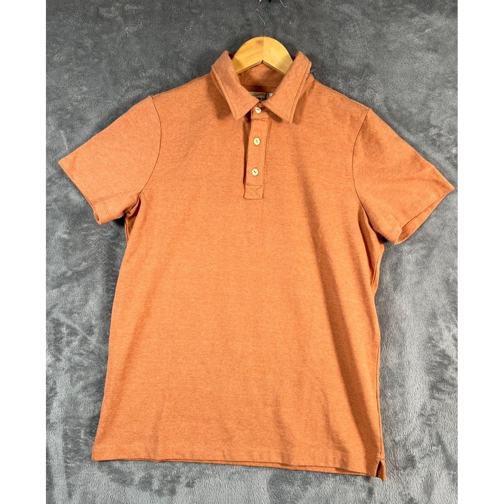Taylor Stitch The Heavy Bag Polo Medium 40 Apricot Casual Workwear Office NWT